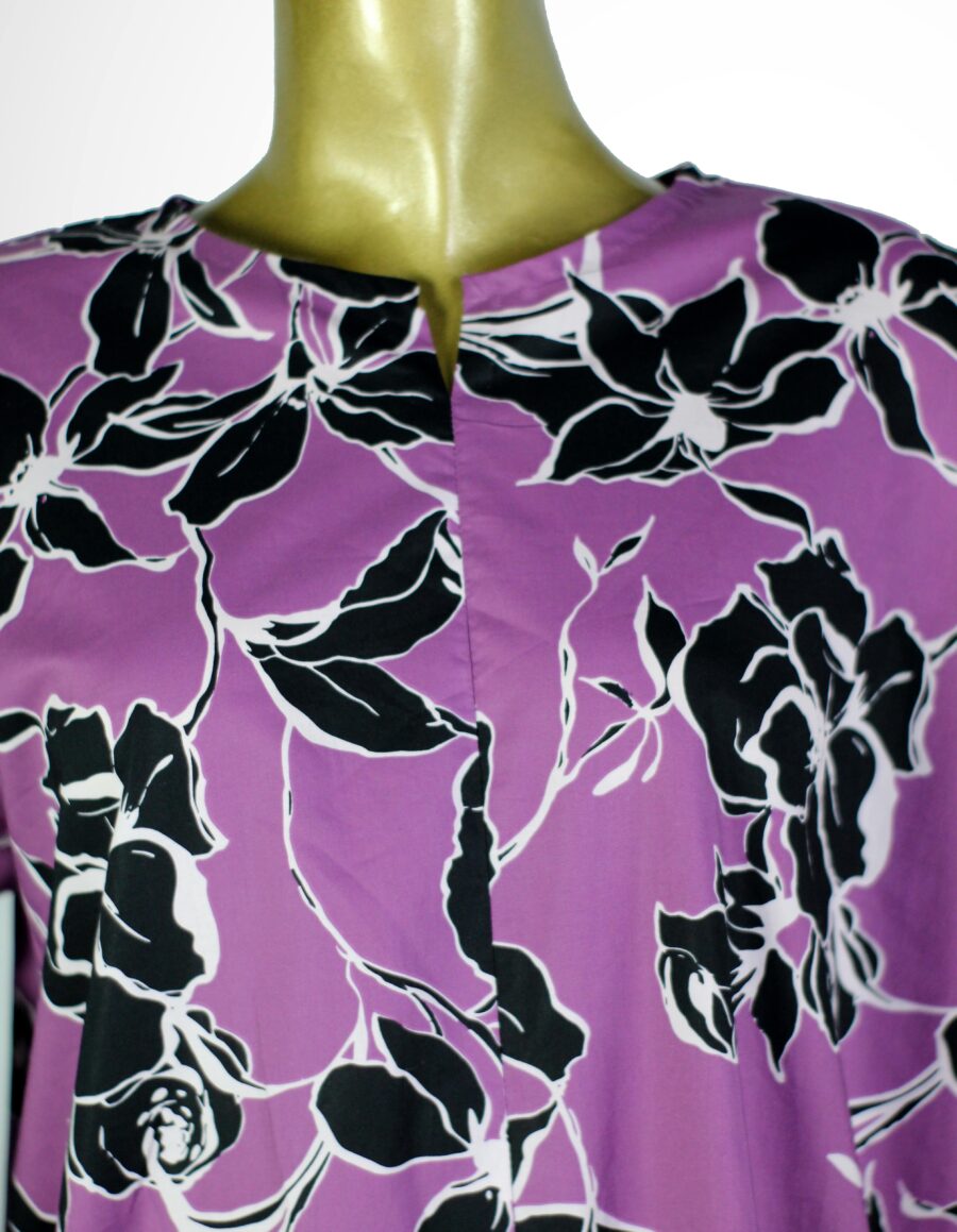 Printed round neck cord with Flared Pants CC-WC24 024 - Image 2