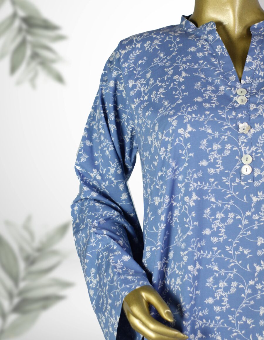 Printed straight kurta with straight pants CC-WC24 020 - Image 3