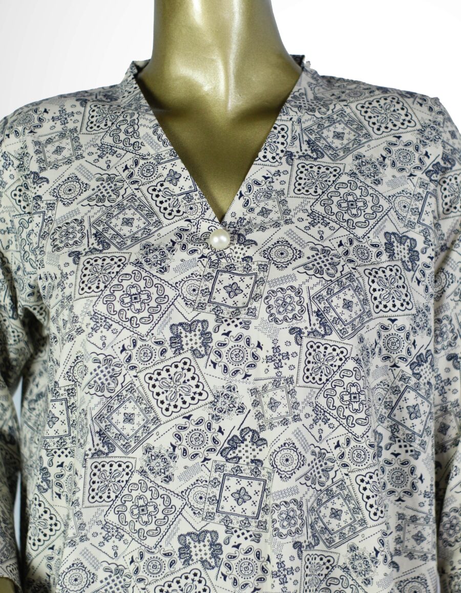 Medium length Kurta with narrow shalwar  CC-WC24 007 - Image 4