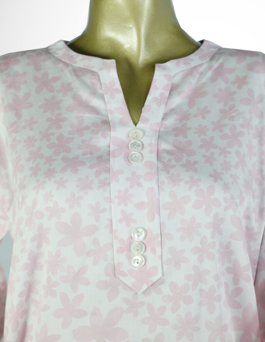 Loose fit kurta with gathered sleeves and loose fit pants CC-WC24 003 - Image 3